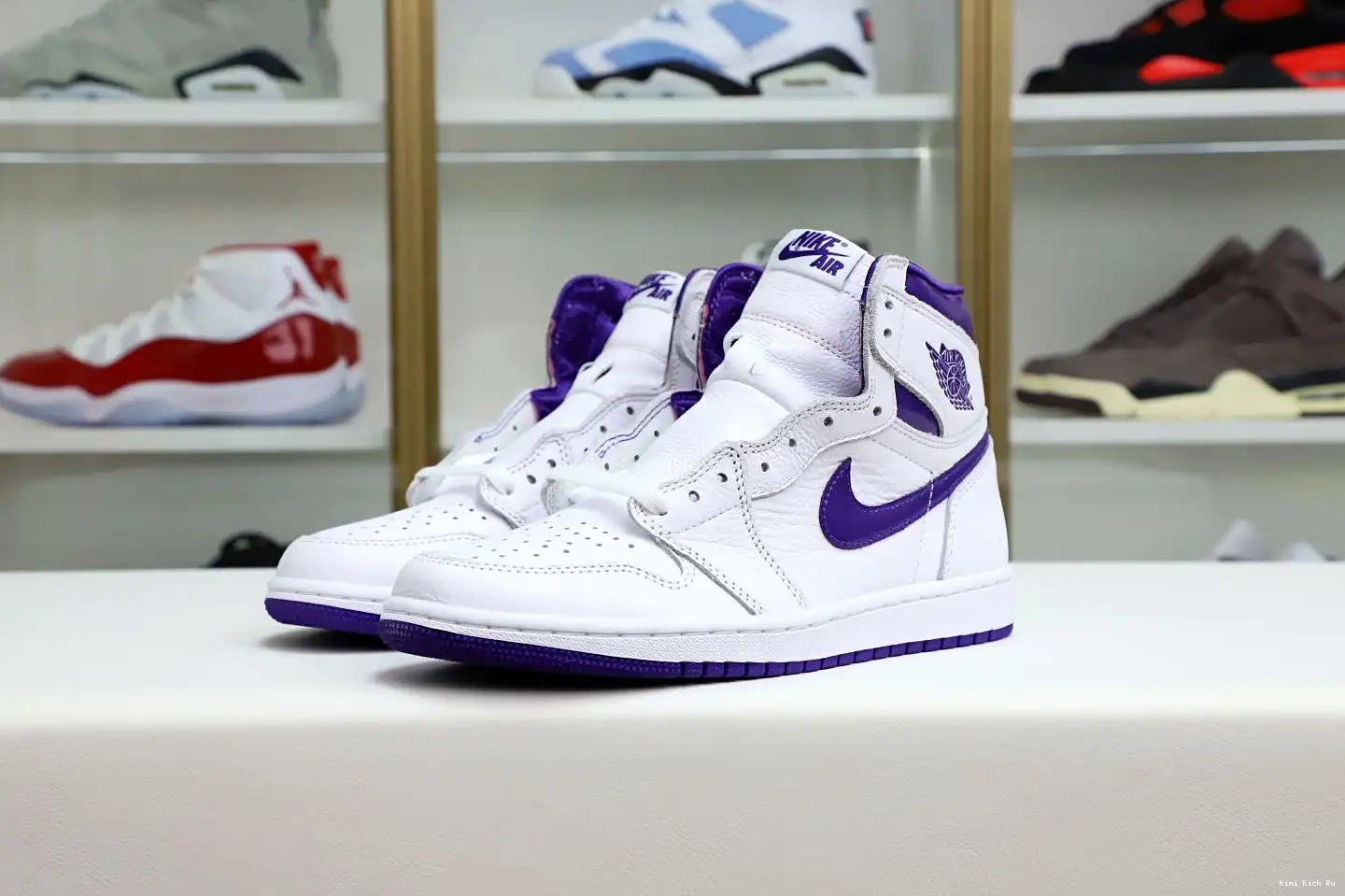 Jordan Air OG 1 High Purple Court Kimikick 0623